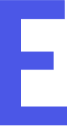 Letter E icon.
