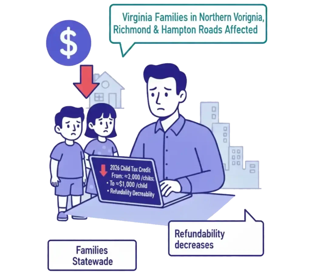 Child Tax Credit Shrinks