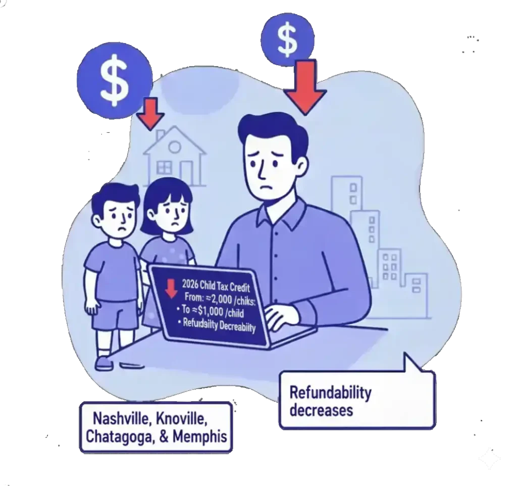 Child Tax Credit Shrinks