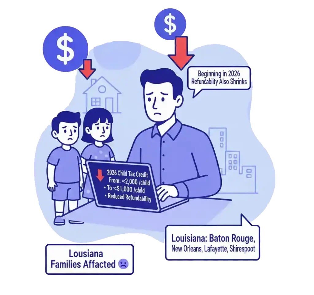 Child Tax Credit Shrinks