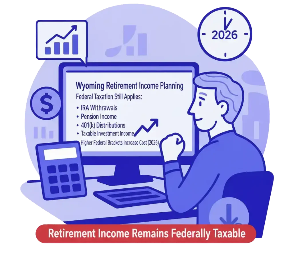 6. Retirement Income Still Taxable at the Federal Level