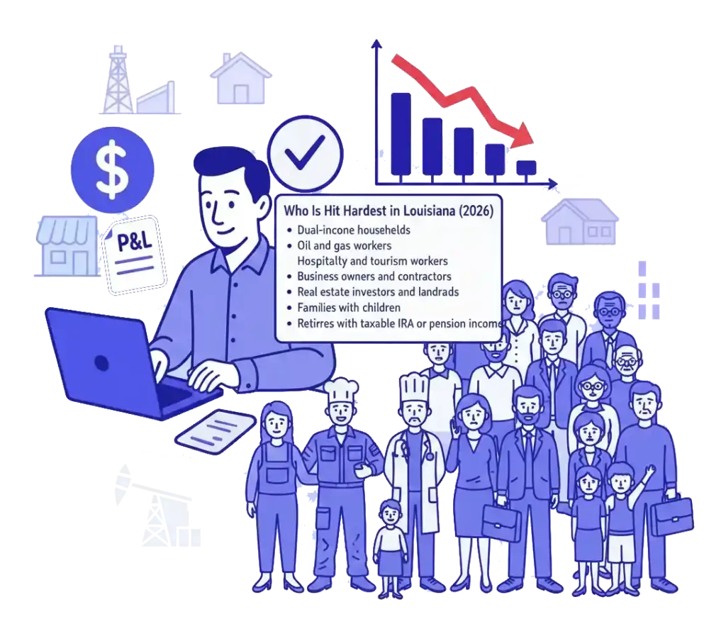 Who Is Hit Hardest in Louisiana