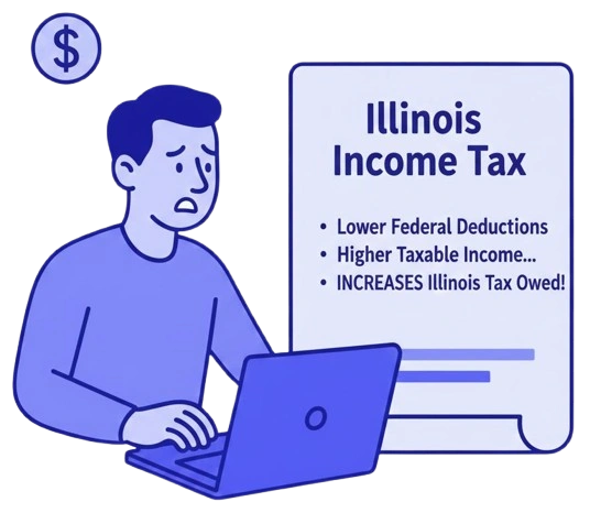 Illinois Uses Federal AGI as the Basis for State Income Tax