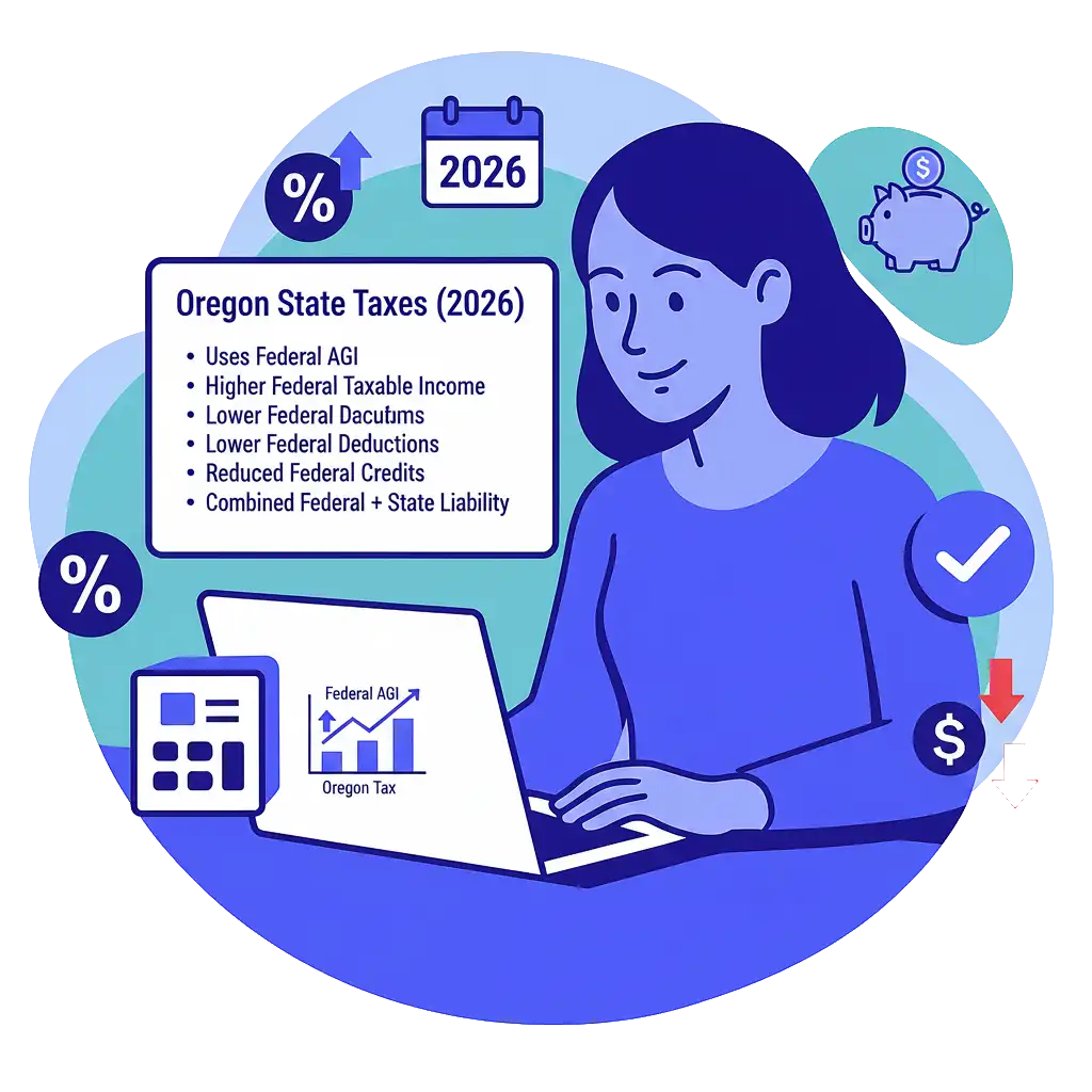 Oregon Uses Federal AGI for State Tax Calculations