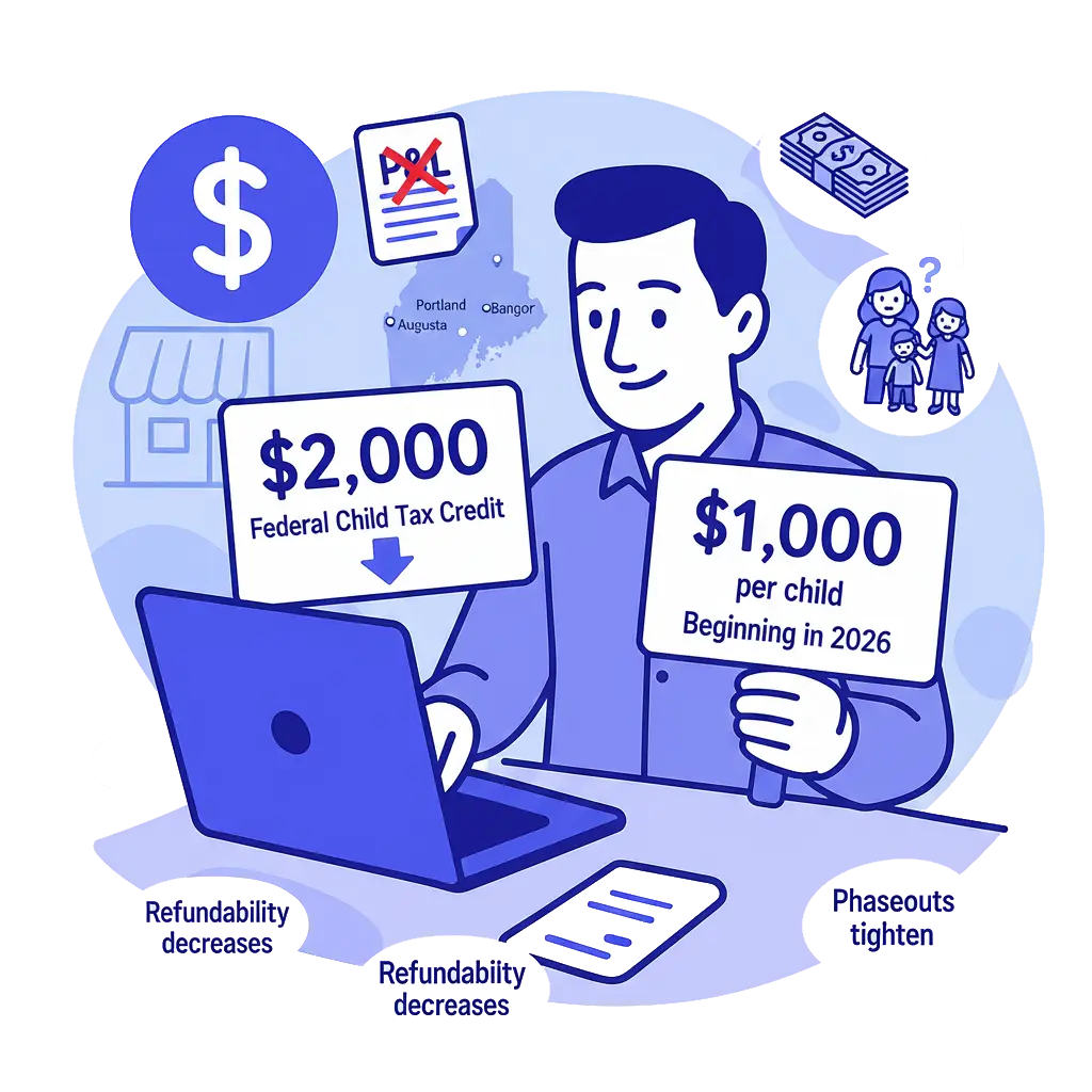 Child Tax Credit Shrinks