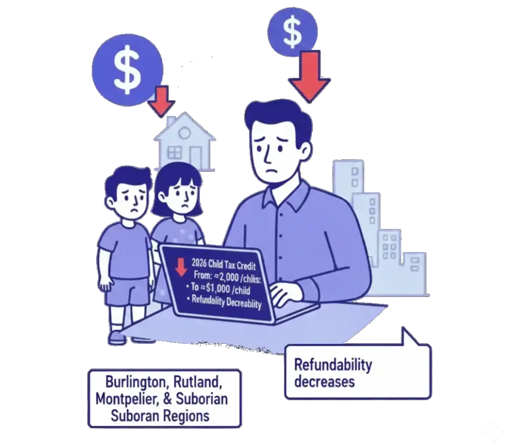 Child Tax Credit Shrinks