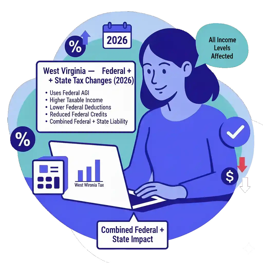 1. West Virginia Uses Federal AGI for State Taxation